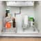 Household Essentials Glidez Chrome 2-Tier Cabinet Organizer